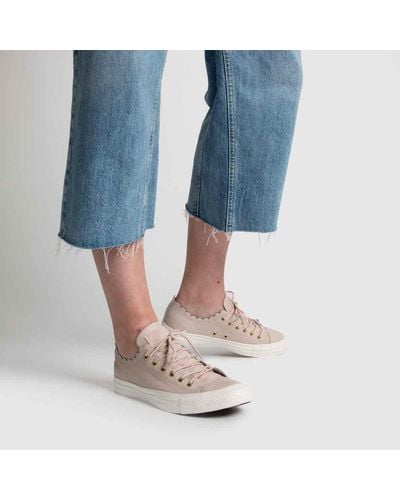 pink frilly converse