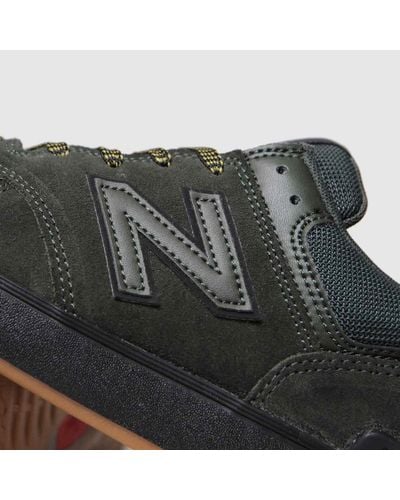 New Balance Suede 574 Trainers in Dark Green (Green) for Men - Lyst
