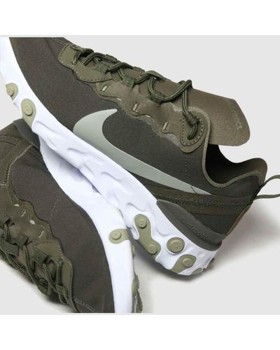 nike react element 55 olive green