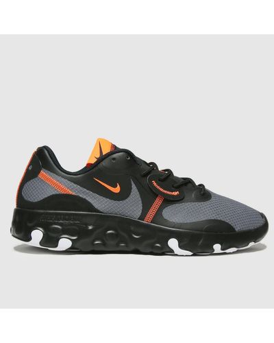 nike trainers black and orange