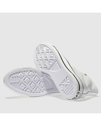 white leather converse rose gold eyelets