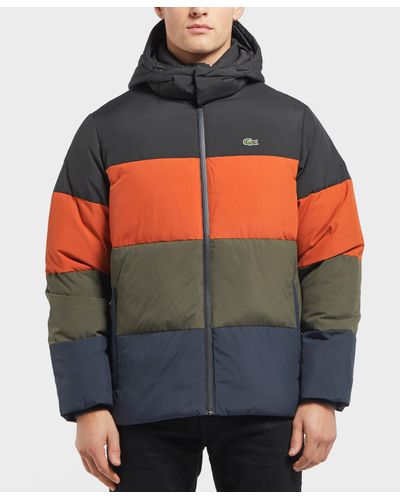 lacoste colour block jacket