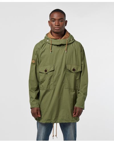 pretty green black overhead jacket