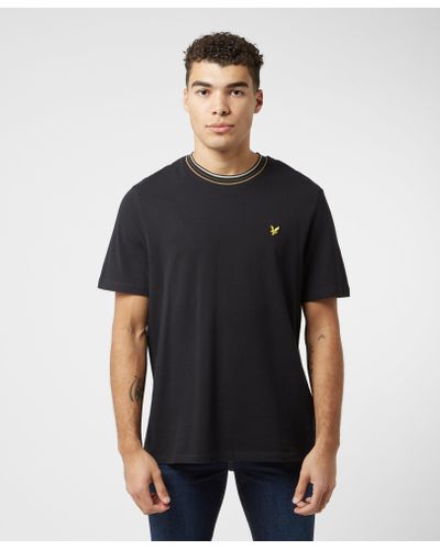 lyle and scott mens ringer t shirt