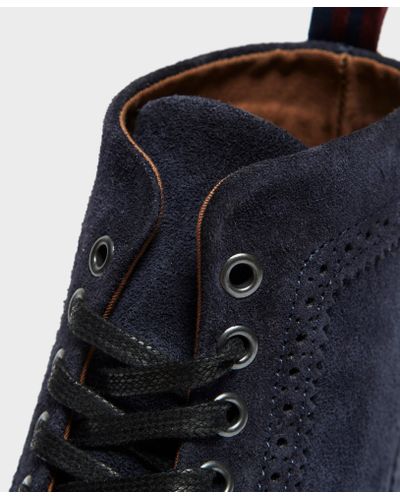 fred perry suede boots mens