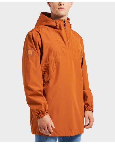 pretty green orange overhead jacket