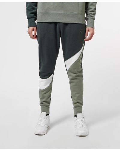 Nike Swoosh Colour Block Fleece Pants for Men - Lyst