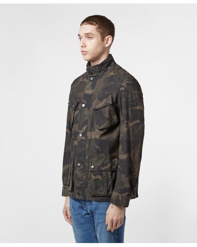 barbour camouflage jacket