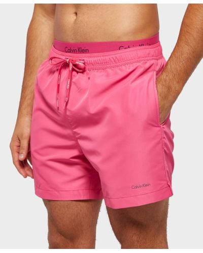 calvin klein pink shorts