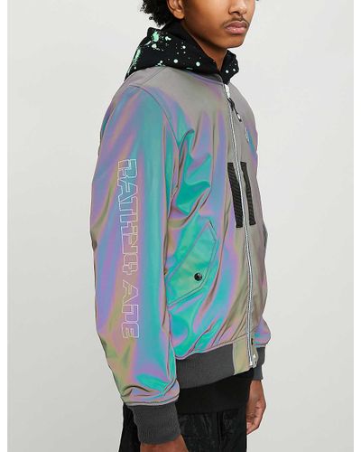 bathing ape reflective jacket