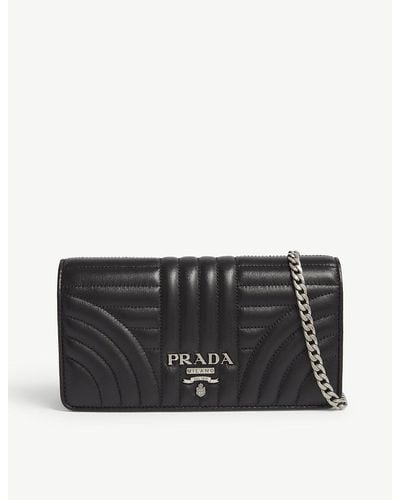 prada chain wallet