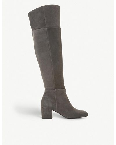 grey suede boots