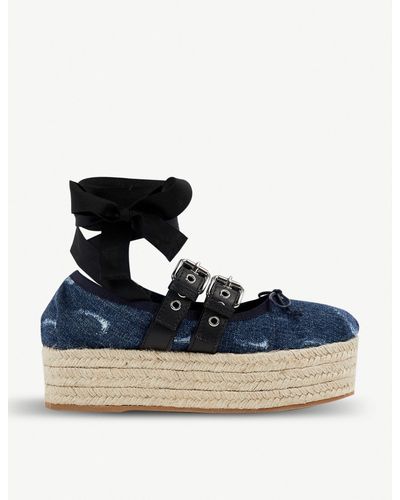 miu miu denim espadrilles