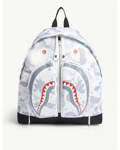 bathing ape shark backpack