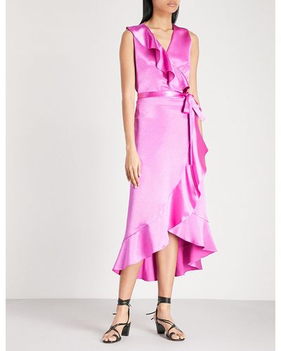 maje wrap dress