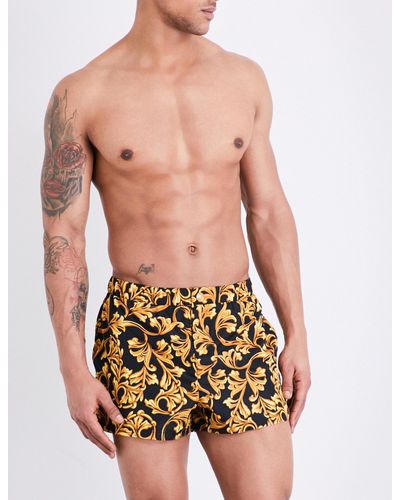 Black and gold versace swim shorts Clearance