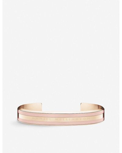 Flock charme velstand Daniel Wellington Classic Cuff Rose-gold Plated Stainless Steel Bracelet  Small in Rose Gold (Pink) - Lyst