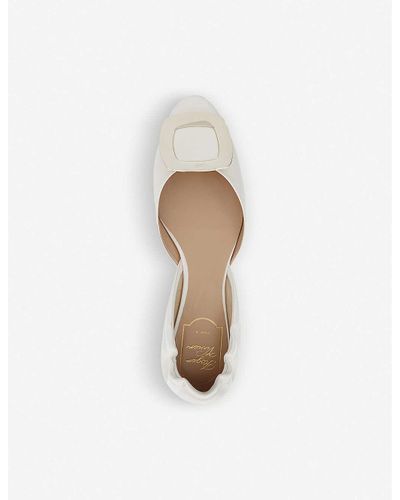 roger vivier chips ballerina flats