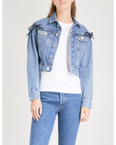 sandro jeans jacket compass 
