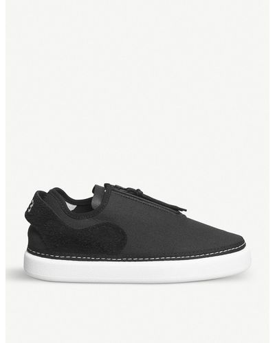 black comfort trainers