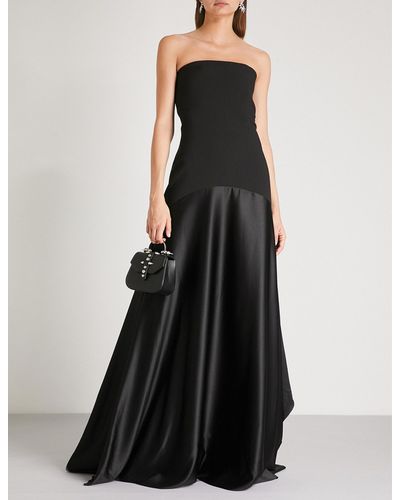 solace london strapless gown