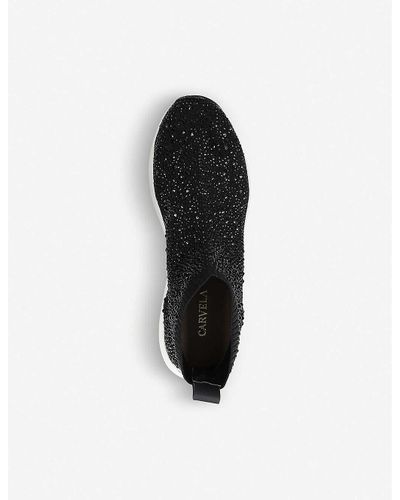 carvela jibberish black combination