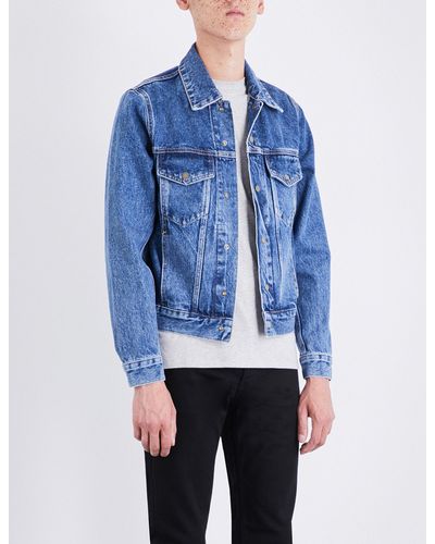 faded denim jacket