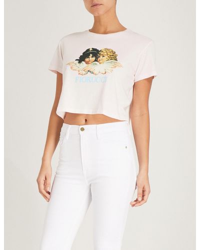 fiorucci cropped t shirt