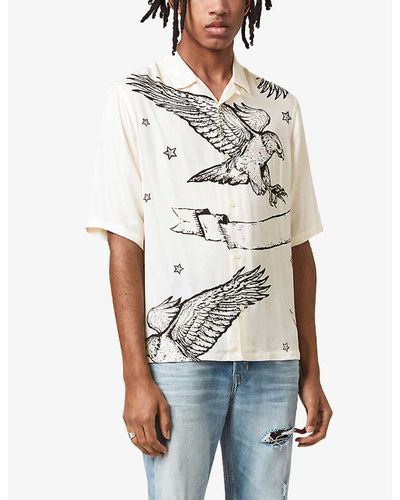 all saints eagle shirt