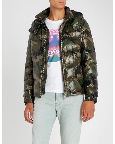 Valentino Rockstud-embellished Camouflage-print Shell-down Puffer ...