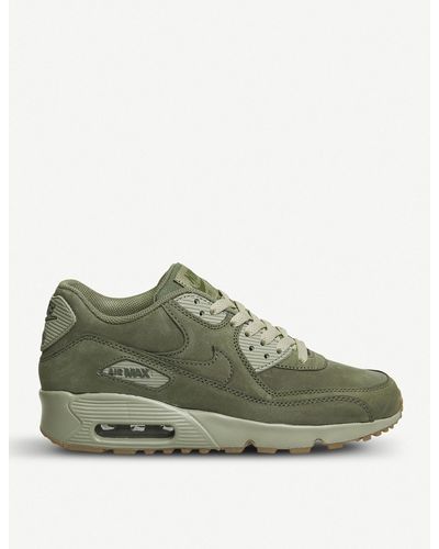 air max 90 green suede
