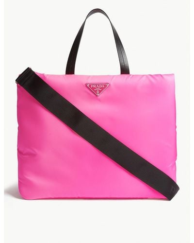 Prada neon backpack 2025