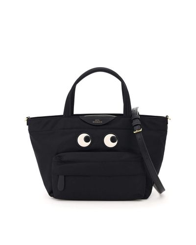 mini eyes nylon tote