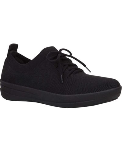 black f sporty uberknit