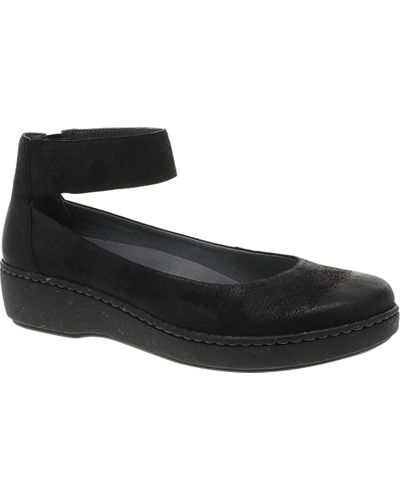dansko flats with ankle strap