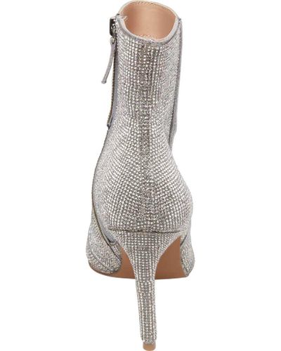 catwalk rhinestone booties