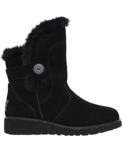 skechers keepsake wedge boots