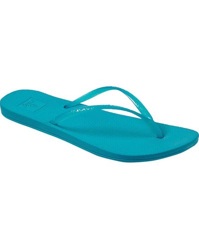 Reef Rubber Escape Lux Flip Flops in Turquoise (Blue) - Lyst