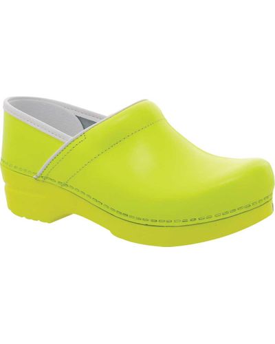 yellow dansko clogs