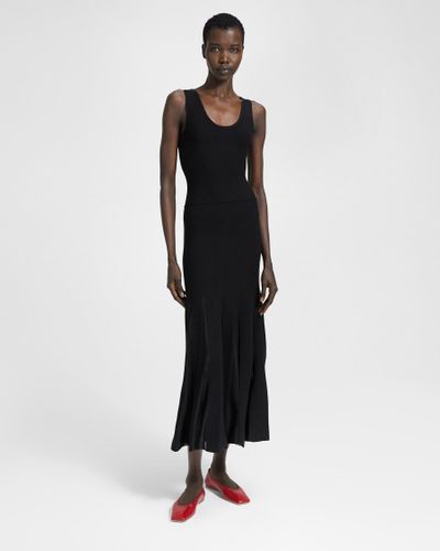 theory pleated tank dress