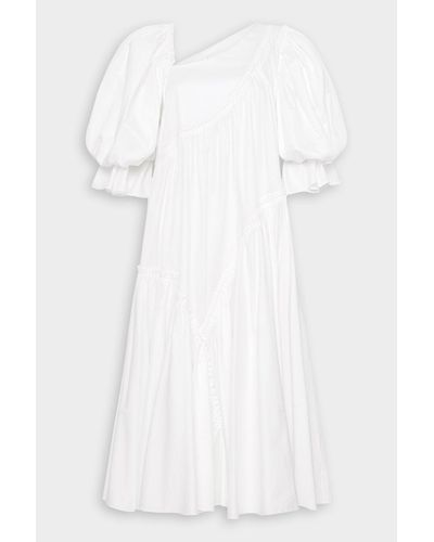 Aje. Casablanca Braided Midi Dress In Ivory in White | Lyst