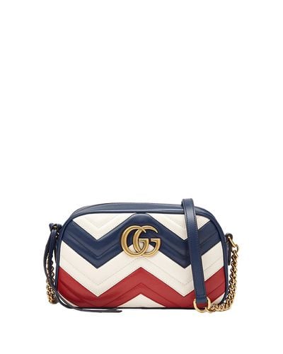 red and white gucci bag