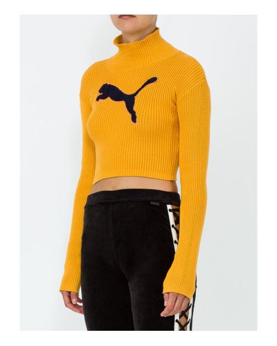 Puma yellow sweater Clearance
