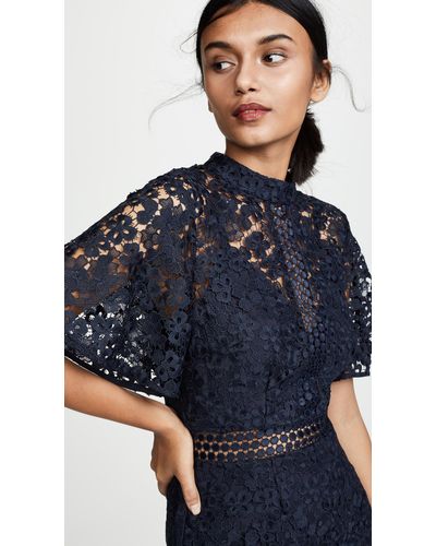 Keepsake the label utopia lace midi dress 2025