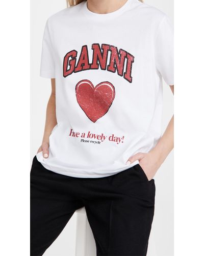 ganni basic cotton jersey