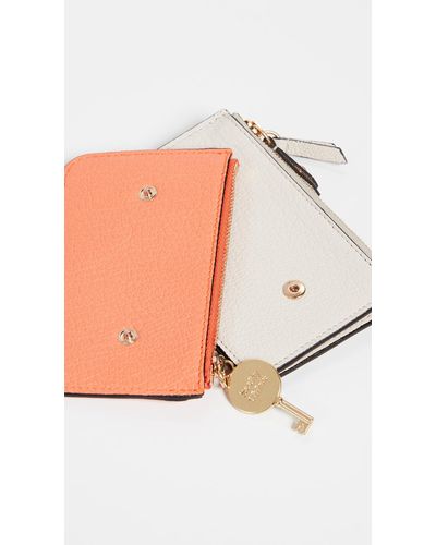 See By Chloé Leather Card Case in Natural - Lyst