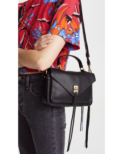 rebecca minkoff darren leather messenger bolsa