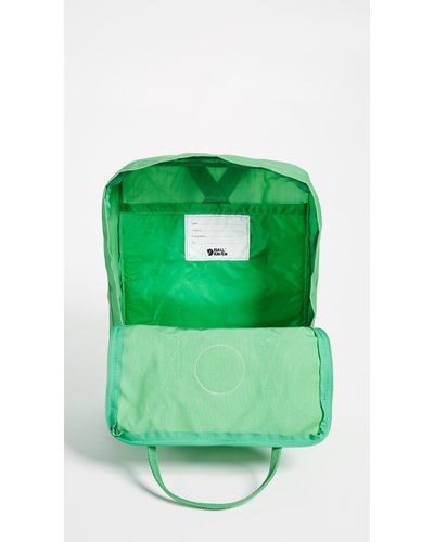 Fjallraven Synthetic Kanken Backpack in Green - Lyst