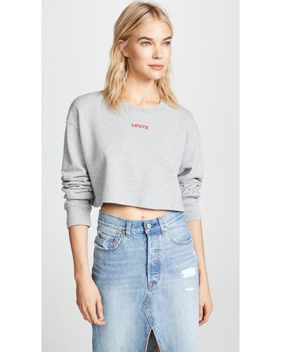 Levi's Cropped Sweater Denmark, SAVE 44% 