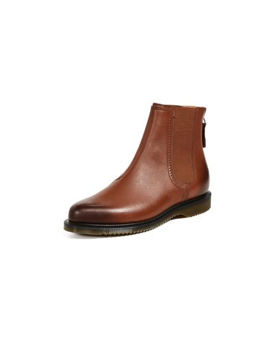 Dr. Martens Leather Zillow Temperley Chelsea Boots in Oak (Brown) - Lyst